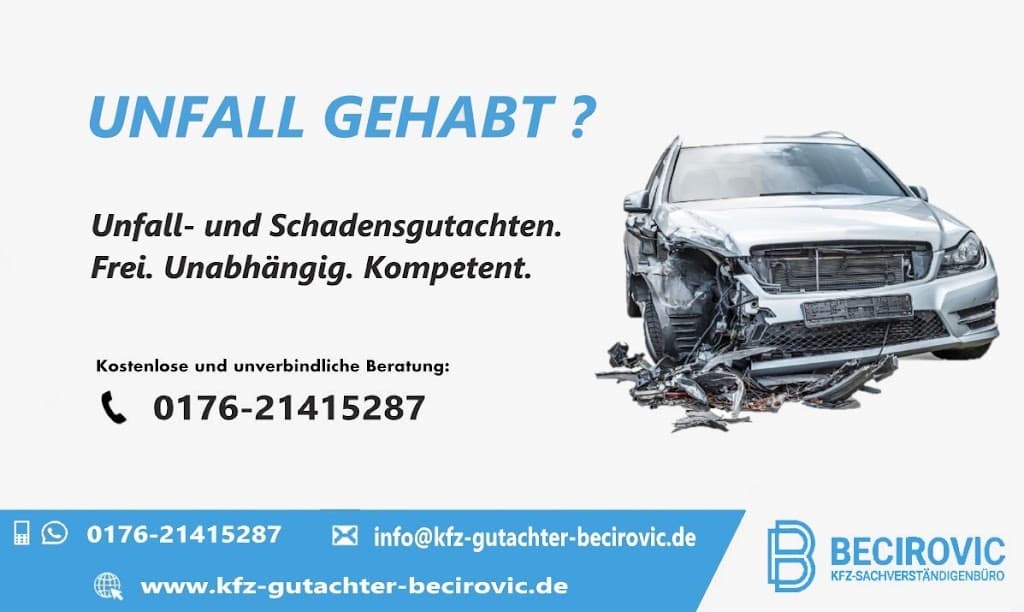 Kfz-Gutachter Karlsruhe I Kfz-Sachverständigenbüro Becirovic
