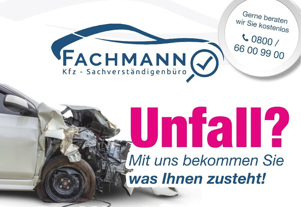 FACHMANN Kfz Gutachter München - TÜV zertifizierter Unfall- & Schadengutachter
