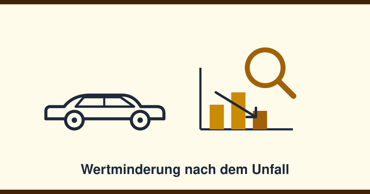 Wertminderung nach dem Unfall: Was viele Geschädigte übersehen